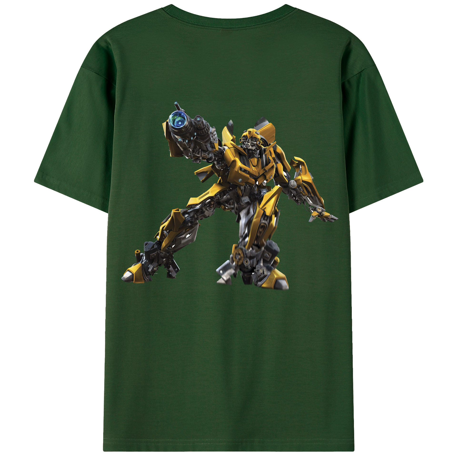 （画像用） Transformers トランスフォーマー 綿100％半袖Tシャツ（背面プリント）